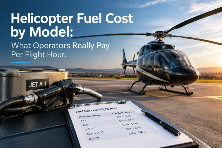 helicopter fuel cost per hour