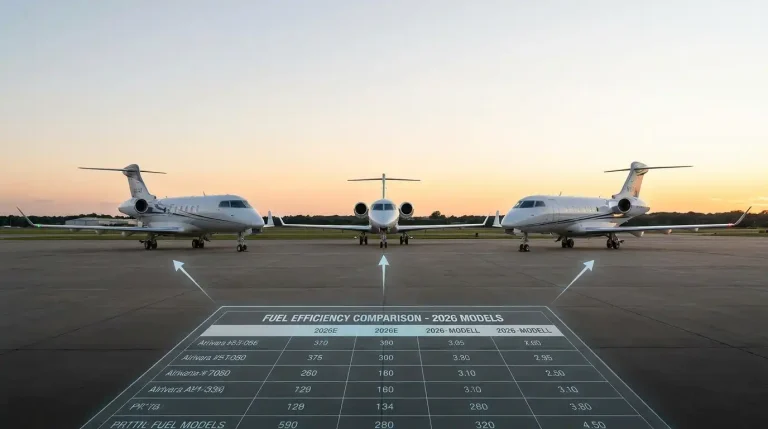 most fuel efficient private jet